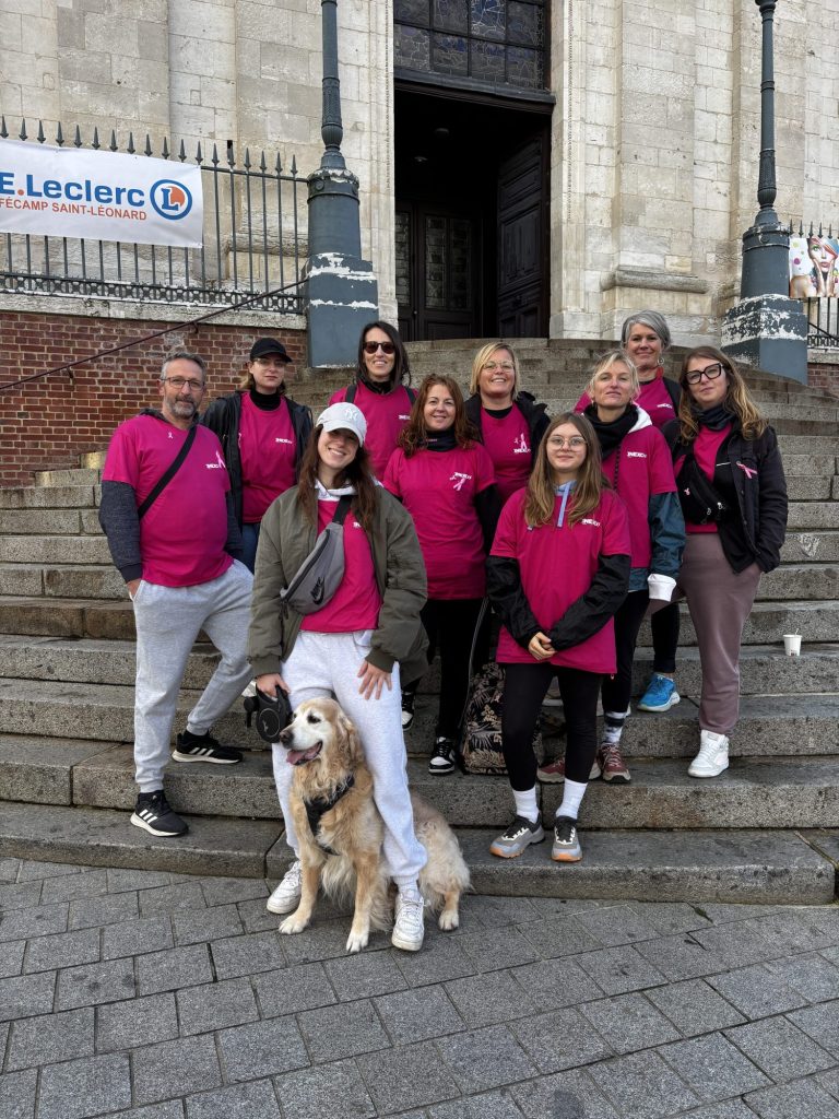 Marche Rose Engagement Solidaire Et Cohésion D’équipe à Bolbec